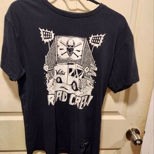 Virus Black Graphic T-Shirt for Men